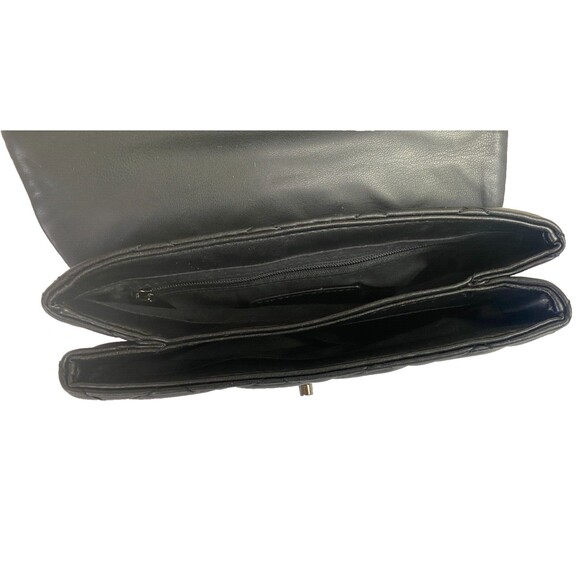 GILDA Paris Black Quilted Messenger/Shoulder Bag/Crossbody NWT $129 - Picture 4 of 6